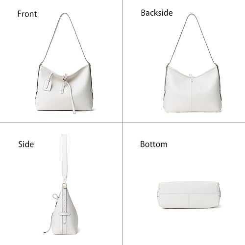 Image of DORIS&JACKY Soft Leather Hobo Bag for women Large Lightweight Designer Shoulder Satchel Purse with Adjustable Single Handle