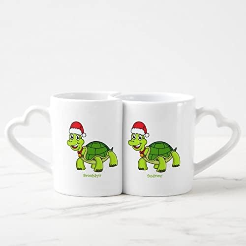 Sato サンタハットを着たかわいくて幸せ ペアカップ おしゃれ ペア カップ コーヒーカップ 贈り物 母の日 お得セット 結婚祝い 妊活 プレゼント ティーカップ ギフト