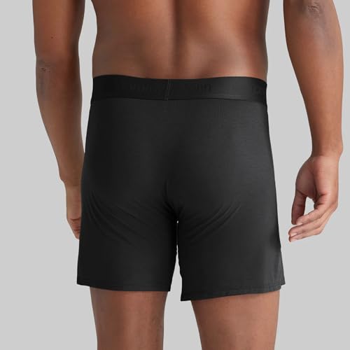 Tommy John Second Skin Relaxed Fit 6" Boxer - 3 Pack, Luxurious Modal Stretch Fabric, Non-Pilling, Comfortable Contour Pouch3