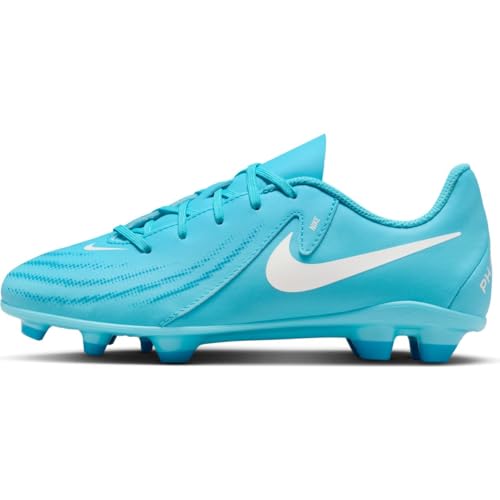 NIKE Unisex Kids Phantom Gx Ii Club Sneaker, Azzurro Bianco, 4 UK