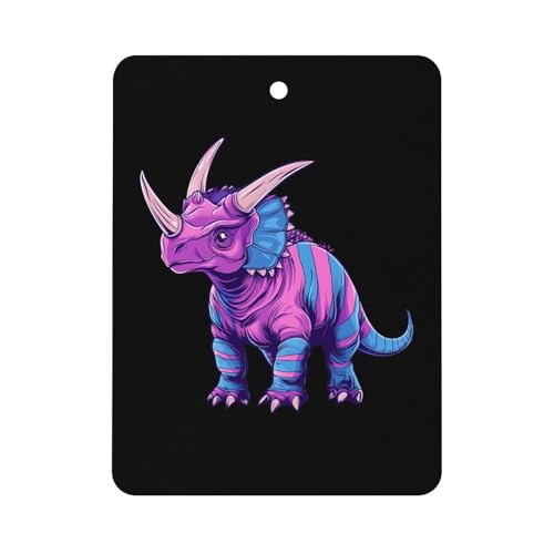 Bisexual Dinosaur Car Air Freshener Hanging Aromatherapy Tablets for Car Accessories Square