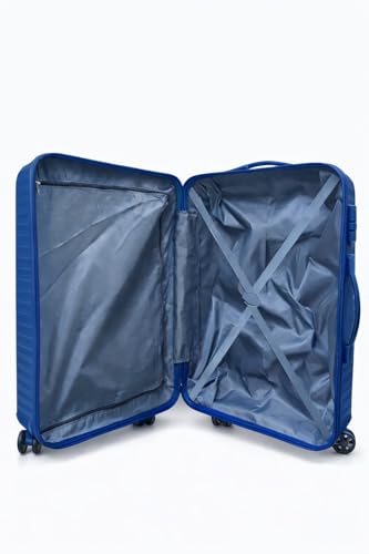 Image of Kamiliant by American Tourister Rock-Lite Small 55 Cm Cabin Hard Sided Trolley Bag for Men & Women, Suitcase 35L for Travel with 3 Digit Combination Lock - Deep Ocean
