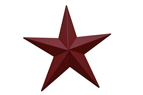 53-Inch-Heavy-Duty-Metal-Barn-Star-Painted-Solid-Cranberry 53 Inch Heavy Duty Metal Barn Star Painted Solid Cranberry