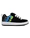 DC Shoes Boy's Court Graffik Skate Shoe, Black/Multi, 7 Big Kid