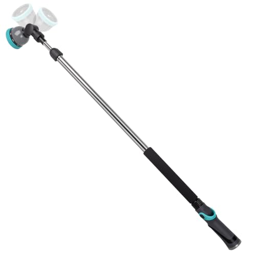 Telescoping Watering Wand Thumb Control, 37-55 Inch Garden