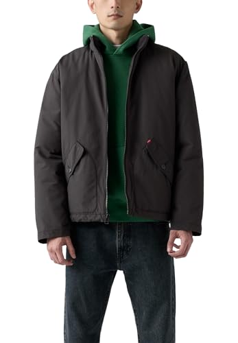 Levi's Herren Briggs Kurze Pufferjacke Dark Phantom Black S