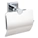 Produktbild Nie Wieder Bohren hukk Toilettenpapierhalter, mit Deckel, verchromt, Montage ohne Bohren, hohe Haltekraft (bis 6kg), 130mm x 140mm x 70mm