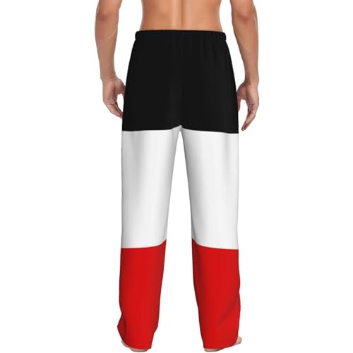 Old Flag Of The German Empire Men'S Pajama Pants Soft Comfort Lounge Pants Sleep Pj Bottoms3