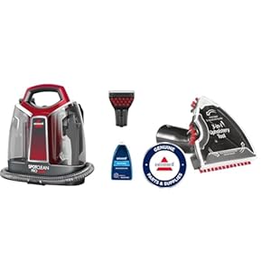 BISSELL SpotClean ProHeat | Vlekkenreiniger voor tapijten, vloerkleden | 330W, 74dB | BISSELL 36988 & BISSELL 3-in-1 Opzetstuk voor trappen en bekleding, 2369