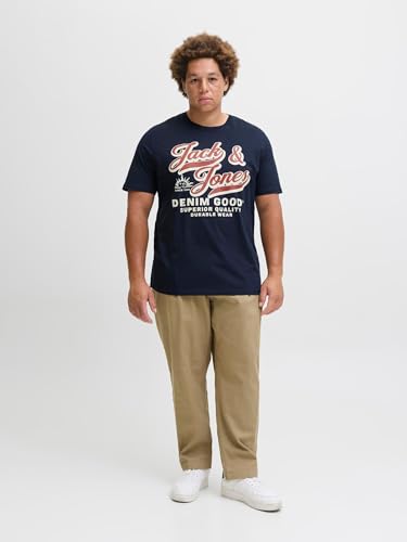 JACK & JONES Male T-Shirt Plus Size Logo T-Shirt – Ansicht 4