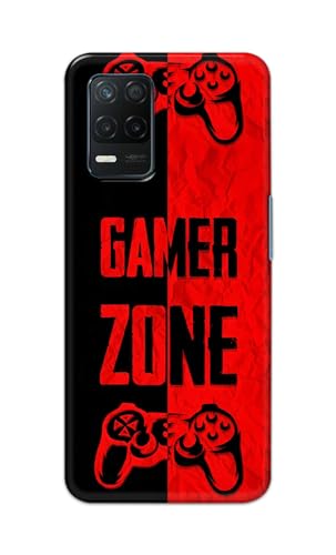 Image of Printed Hard Back Cover Case for Realme 8 5G | Realme 8S 5G Back Cover (Gamer Zone) -1111