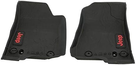 Mopar Jeep 2020 Gladiator All Weather Floor Mats Red Lettering OEM Mopar