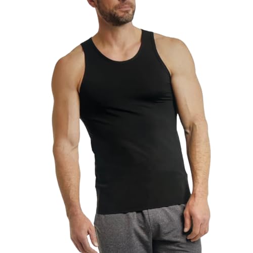 32 Degrees Comfort Mesh Tank Top, 3 Pack, Small Black2