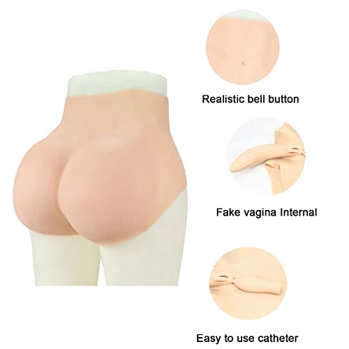 WQCZ Calcinha de silicone para disfarçar o bumbum, calcinha masculina escondida Gaff, roupa íntima p