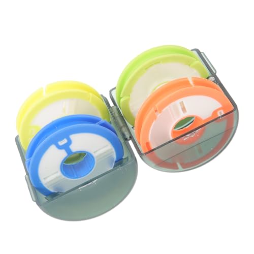 NAMOARLY Fishing Line Organizer Round Reel Spools for Fishing Line Storage Lightweight and Durable Design for Freshwater Saltwater Use Random Color Options