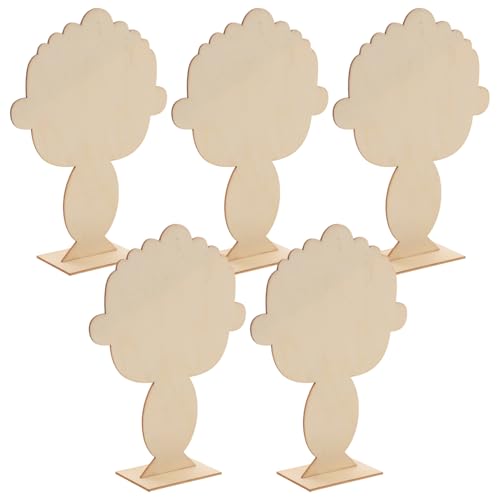 VILLCASE Unique Clay Making Boards 5pcs Wood Pottery Boards Clay Backing for Artists