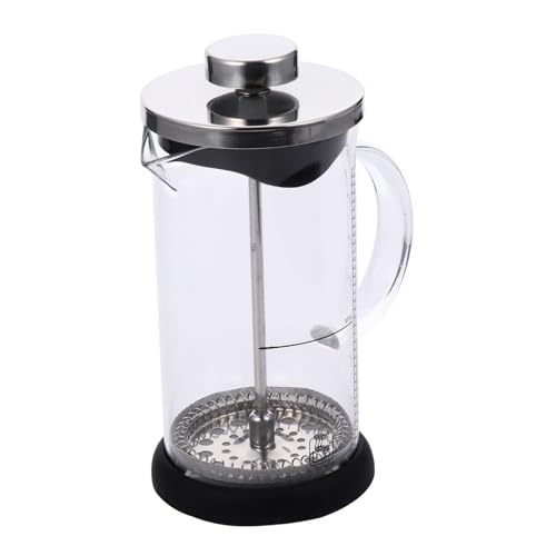 ABOOFAN 1pc Heat Resistant Stainless Pot with Scale Coffee Press for Tea Water and Juices for Home Office and Parties Capacity