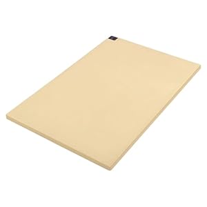 NoTrax 12″ x 18″ x 0.5″ Sani-Tuff T45 Natural Rubber Cutting Board, Non-Skid Professional-Grade, Made in USA, T45S2012BF
