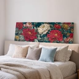 Toile panoramique large et tableau encadré d'art mural vintage aux finitions premium