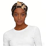 African Women Turban Caps Elastic Pre-Tied Head Scarf...