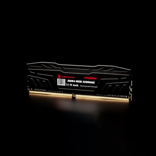 Memória Ram DDR4 16GB 3200Mhz com Dissipador Westgatte SODIMM para Desktop,PC,Criadores de Conteúdo,