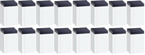 Image of 96 Pack Legal Pads 5 x 8 Inch White Notepads College Ruled Writing Pads