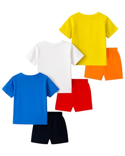 Image of Kuchipoo Boys Regular Fit Cotton T-Shirts and Shorts Set
