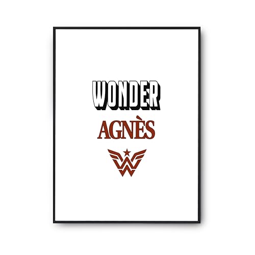 Affiche murale Wonder Agnes 1 Otshirt : rompez la monotonie avec ce poster humour