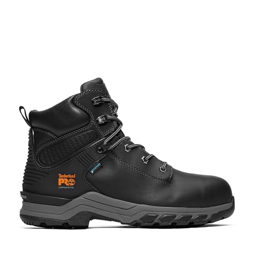 Image of Timberland PRO Men's Hypercharge 6 Inch Composite Safety Toe Waterproof Industrial Work Boot