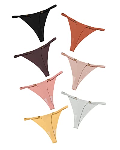 DEANGELMON G-string Thongs Women Panties Thong Seamless Underwear Stretch T-back Tangas Low Rise...