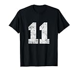 Number Eleven Sport Team Shirt For Men Women Kids