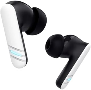 GXTrust 409 Oxxie Wireless Earbuds Bluetooth PS5 Switch PC Mobile, In Ear Wireless Earbuds Gaming Bluetooth and USB-C Receiver, 40 Hour Battery Life, 4 ENC Noise Cancelling Microphones, White