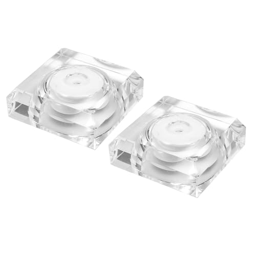 Beavorty 2 Piezas Base LED para Jarrón de Cristal 60mm Recargable, Luz Decorativa Multicolor para Lámpara de Adorno y Acuario, Soporte Práctico para Iluminación Ambiental y Decoración