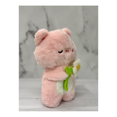 Image of ADORA Hooded Teddy Bear Soft Toy - Kawaii Plushie for Kids, Cute & Huggable Baby Plush Toy, Lovable Gift for Boys & Girls, Ideal for Birthdays & Special Occasions (Teddy Flower)