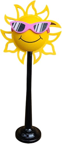 Coolballs California Cool Sun Pink Sunglasses Car Topper with Car Magnet Buddy Magnetic Roof Antenna Ball Stand
