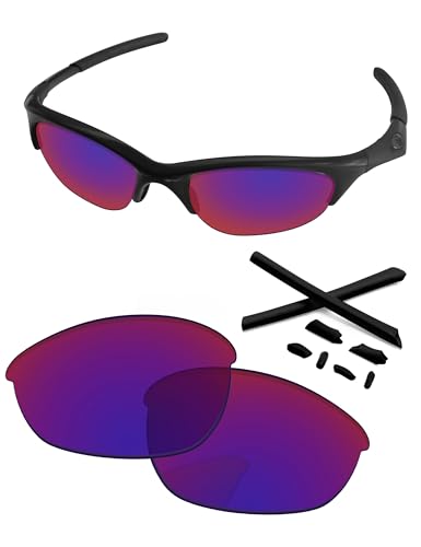 Image of Replacement Lenses & Rubber Kits for Oakley Half Jacket 60mm Sunglass - Precision Fit, UV Block & Impact Resistant