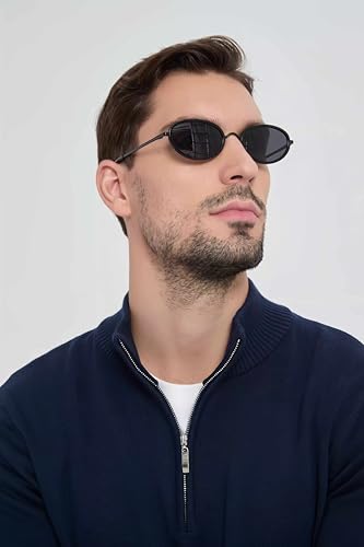 Image of boten Retro Oval Sunglasses for Women 90s Small Gold Frame Sun Glasses Lightweight Cute Chic Sunnies