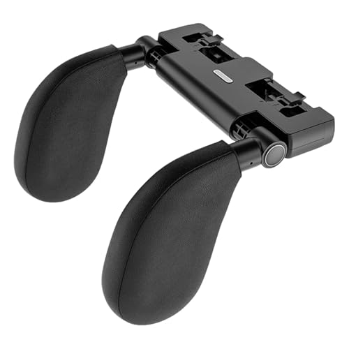 Auto-Kopfstützenkissen, multifunktionales Auto-Reise-Seitenkissen, U-förmiges Auto-Schlafkissen, Nackenschutzkissen für Kinder und Erwachsene(Carbon Fiber)