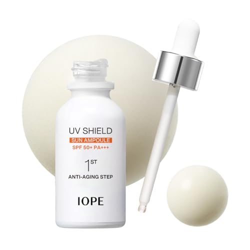 IOPE 公式 アイオペ UV シールド サン アンプル 40ml SPF50+ PA++++ UVカット 日焼け止め 美容液 乾燥肌 保湿 イージーウォッシュ エイジングケア
