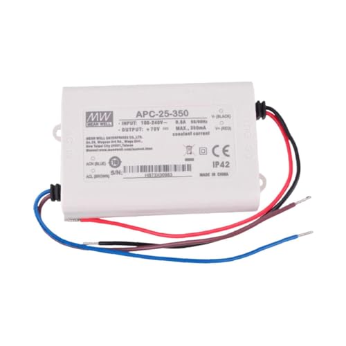 Image of LED Driver 24.5W 70V 350mA APC-25-350 Meanwell AC-DC Switching Power Supply APC-25 Series MEAN WELL C.C Power Supply