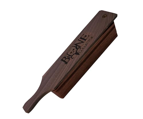 Bone Collector The Provocateur Box Call from Game Calls, One-Piece Mahogany with Walnut Lid, Elegant Design, Ergonomic Shape, Expert Craftsmanship, Glossy Finish, Authentic Turkey Sound