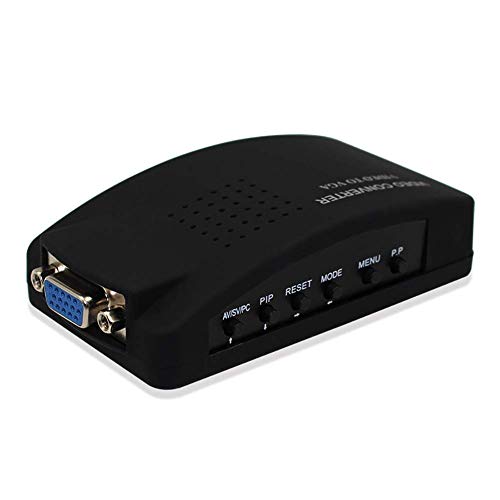 Yosoo CCTV BNC Camera Composite S-video To VGA Converter Adapter In to PC VGA LCD Out