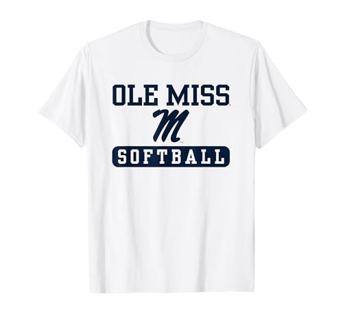 Mississippi Ole Miss Rebels Softball Officially Licensed T-Shirt
