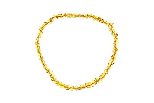 Collana in Ambra Naturale, 33-35 cm, Lucida, Ambra...