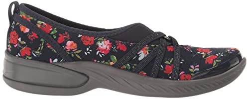 Bzees Women's Niche Ballet Flat, Navy Floral, 9.5 #TOP5