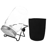 Support gain de place : ce support pour bocaux à germination permet de ranger plusieurs bocaux à large ouverture de manière ordonnée, réduisant ainsi l’encombrement du plan de travail et optimisant l’expérience de germination. kit de germination de graines, bocaux mason pour la germination