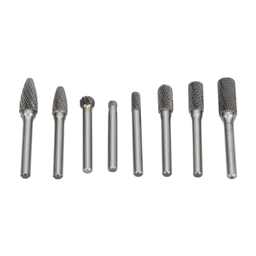 Set de 8 fresas de carburo para metal y madera miniatura 3