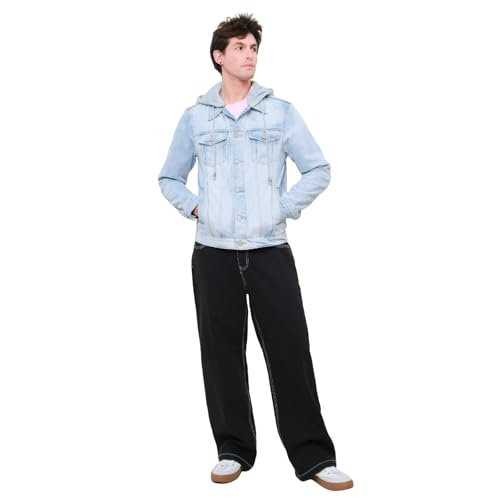 Image of VICTORIOUS Men's Distressed Denim Jacket