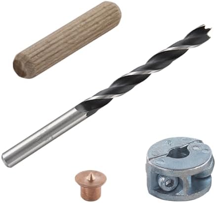 wolfcraft Juego de espigas de 28 piezas I 2917000 I Juego para re...