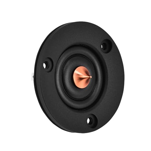 Beufee 2PCS Hochtöner-Lautsprecher, 2 Zoll 4Ohm 4ω 30W Seidenfilm-Kuppel-Hochtöner-Kuppel-Autolautsprecher Höhenlautsprecher Hoher Lautsprecher Für HiFi-Lautsprecher Schwerer Basslautsprecher